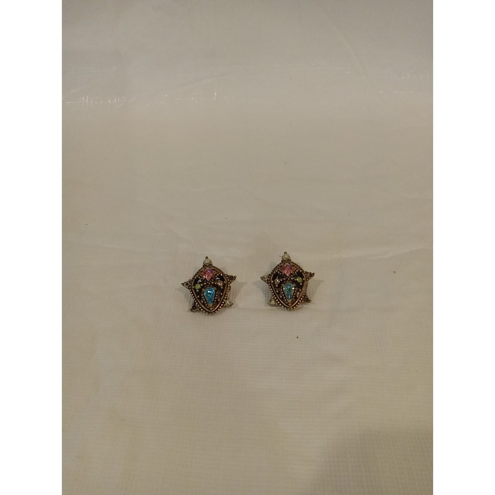 HOLLYCRAFT 1951 Multicolor Rhinestone Pins Read Description D2